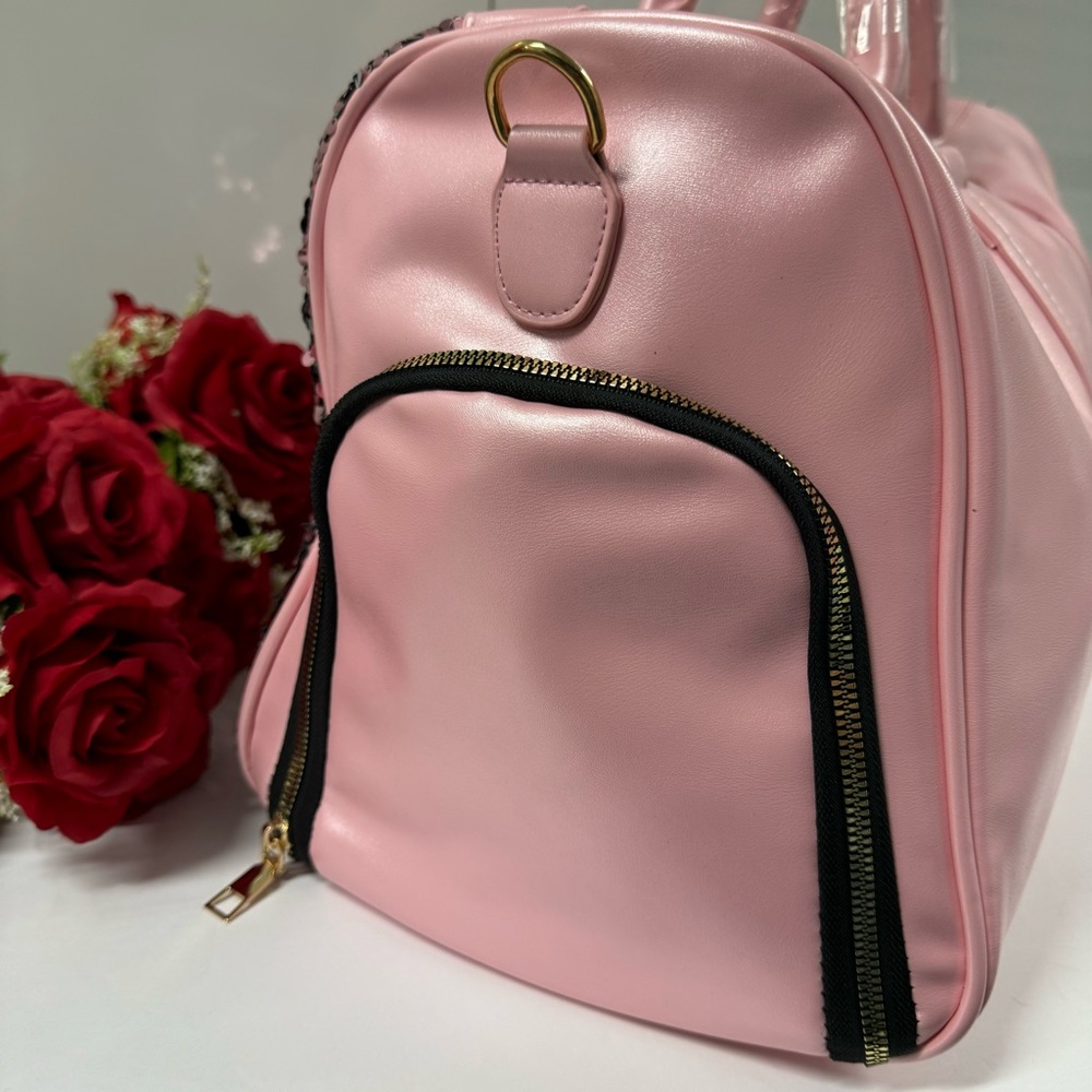 SALE I ♥️ PARIS SEQUIN TRAVEL BAG - Picture 8 of 13